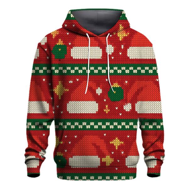 Santa Hat Scatter Bands Design pullover hoodies
