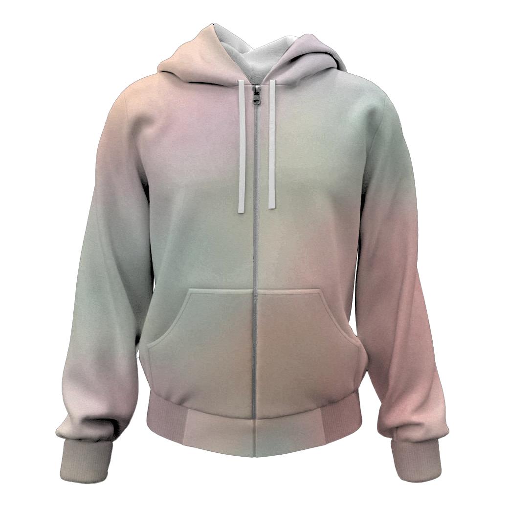 Pastel Sundew printed hoodies