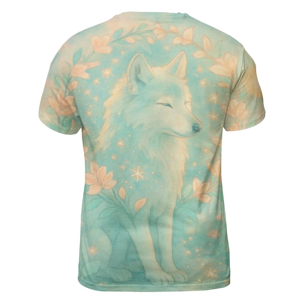 Floral Spirit Lupus creative print fashion shirts