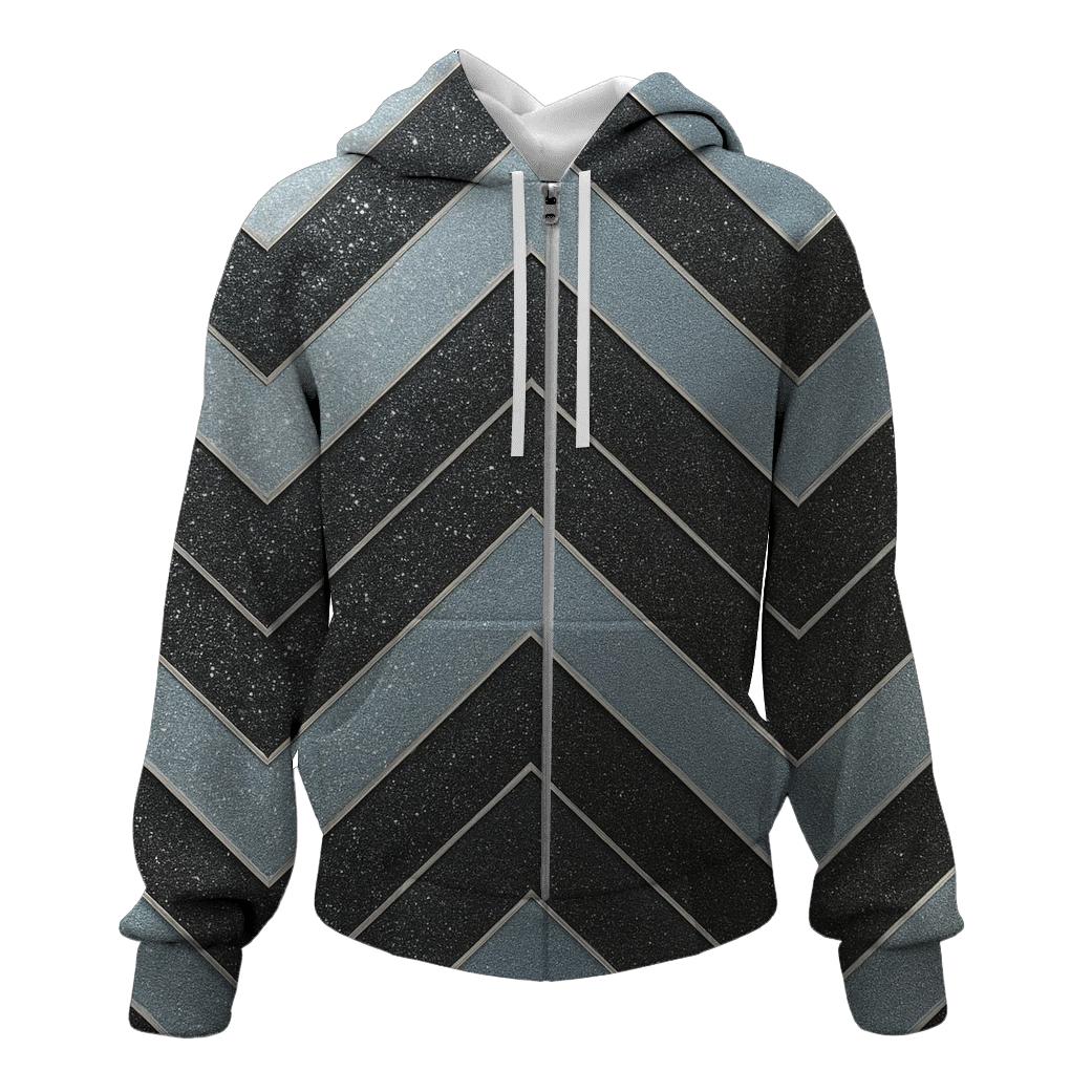 Stardust Chevron lightweight hoodies