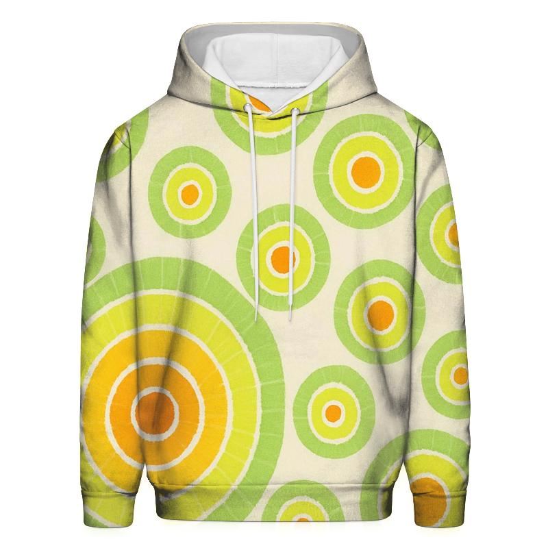 Citrus Bullseye Cluster heavyweight hoodies