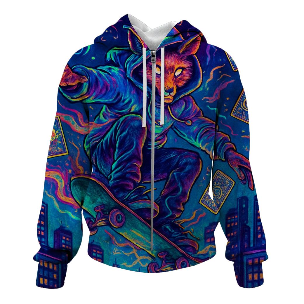 Nebula Skate Oracle printed hoodies