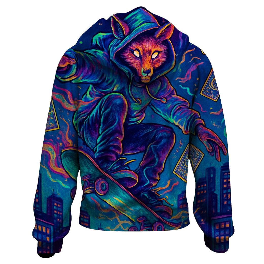 Nebula Skate Oracle printed hoodies