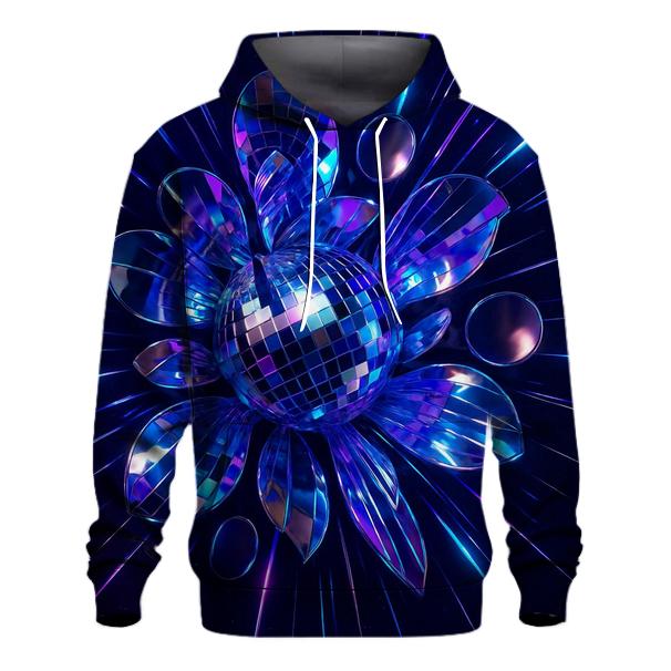 Midnight Disco Bloom embroidered hoodies