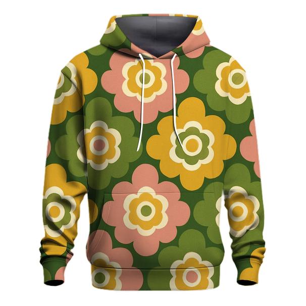 Groovy Flower Medallions zip-up hoodies