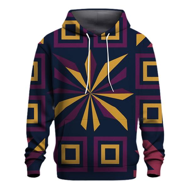Disco Geometry Grid hoodie trends