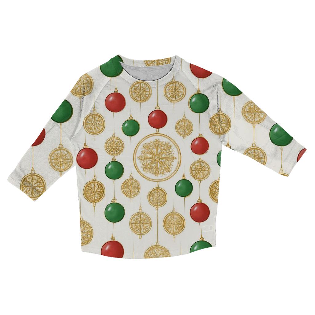 Ornament Concentric Progression On White Background cotton quarter sleeve shirts