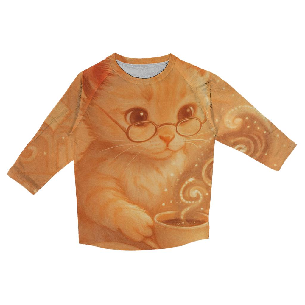 Tea Leaf Oracle Cat fashion 3/4 sleeve shirts