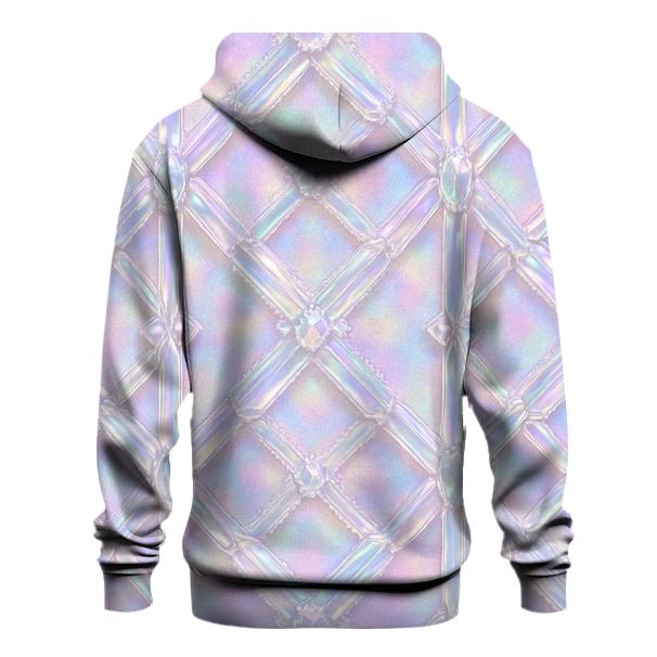 Iridescent Crystal Lattice custom hoodies