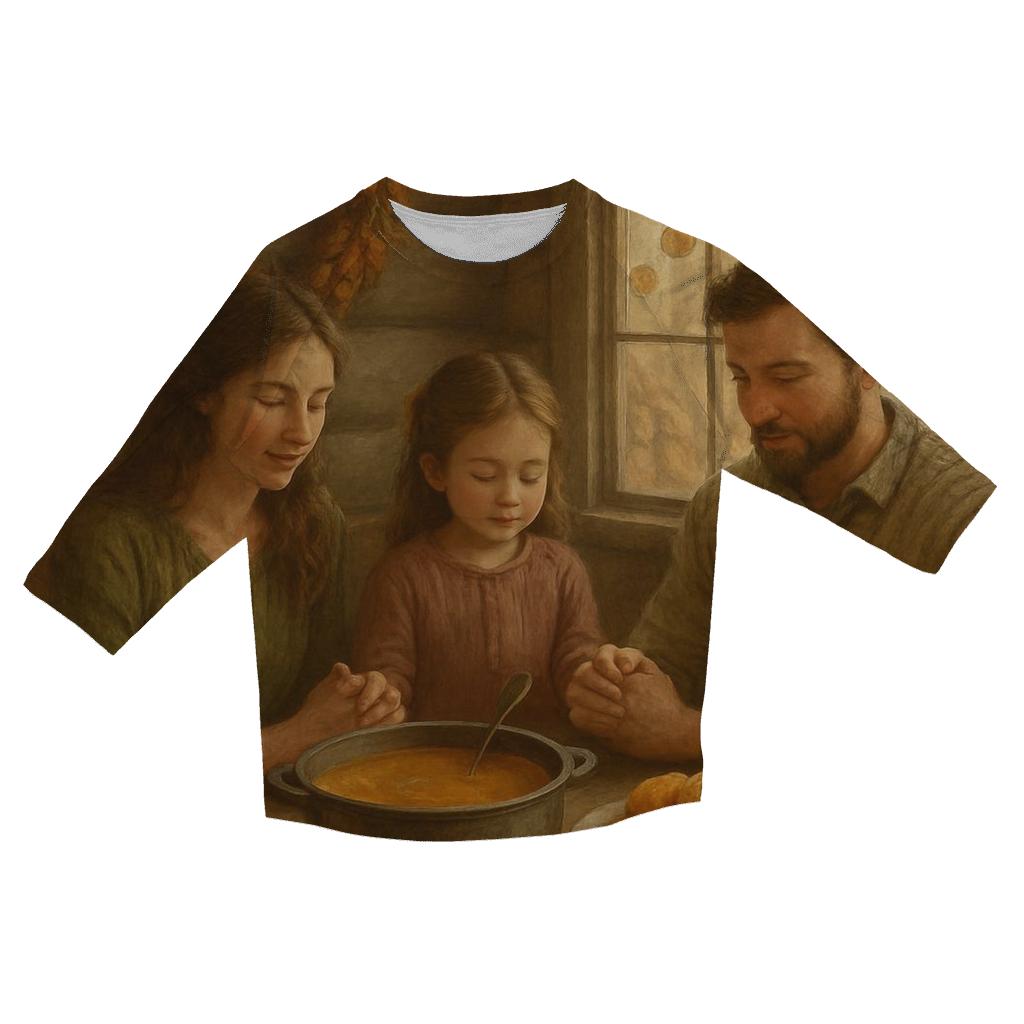 Cozy Cabin Brunch cotton quarter sleeve shirts