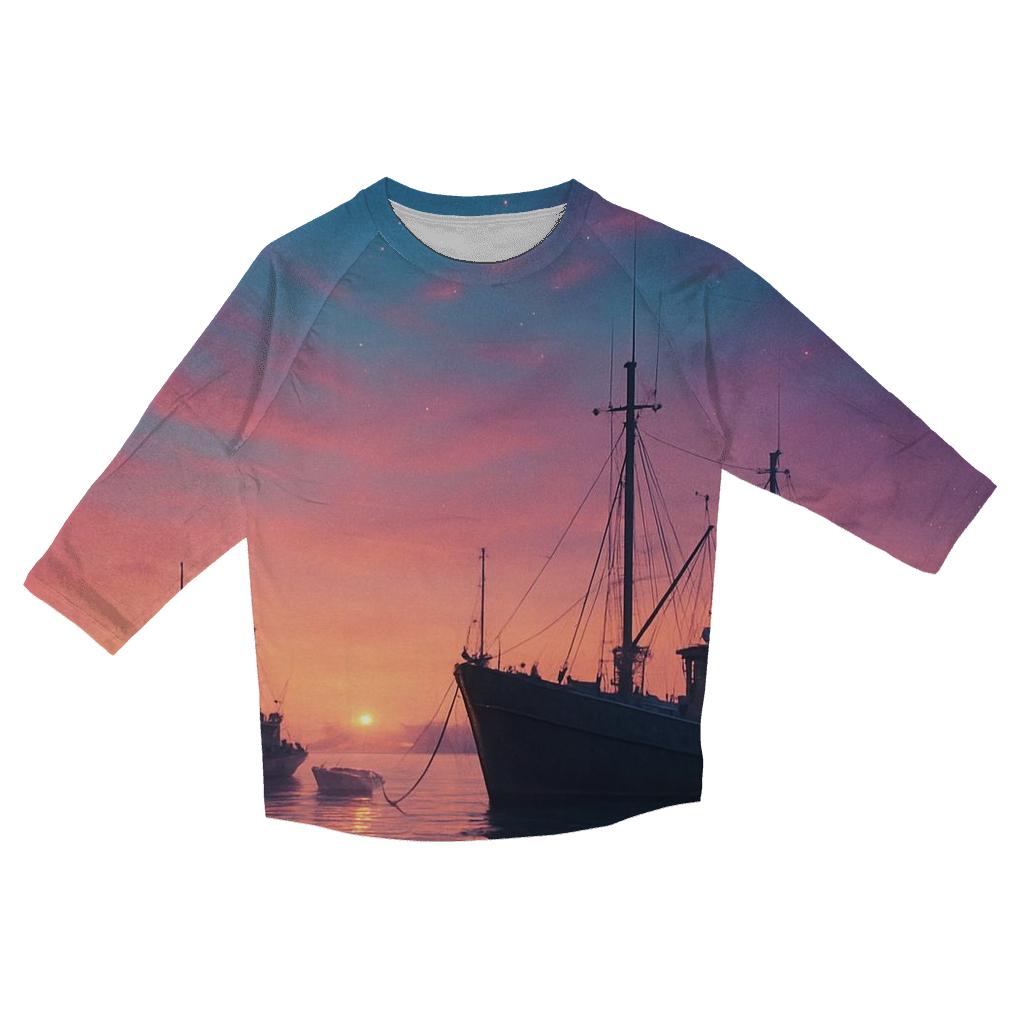 Indigo Harbor Lullaby custom 3/4 sleeve shirts