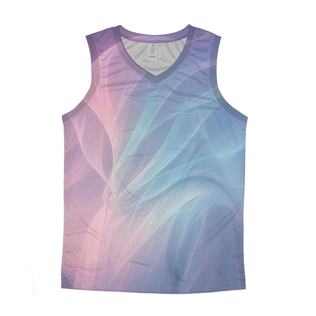 Aurora Veil Gradient trendy fitted tank tops