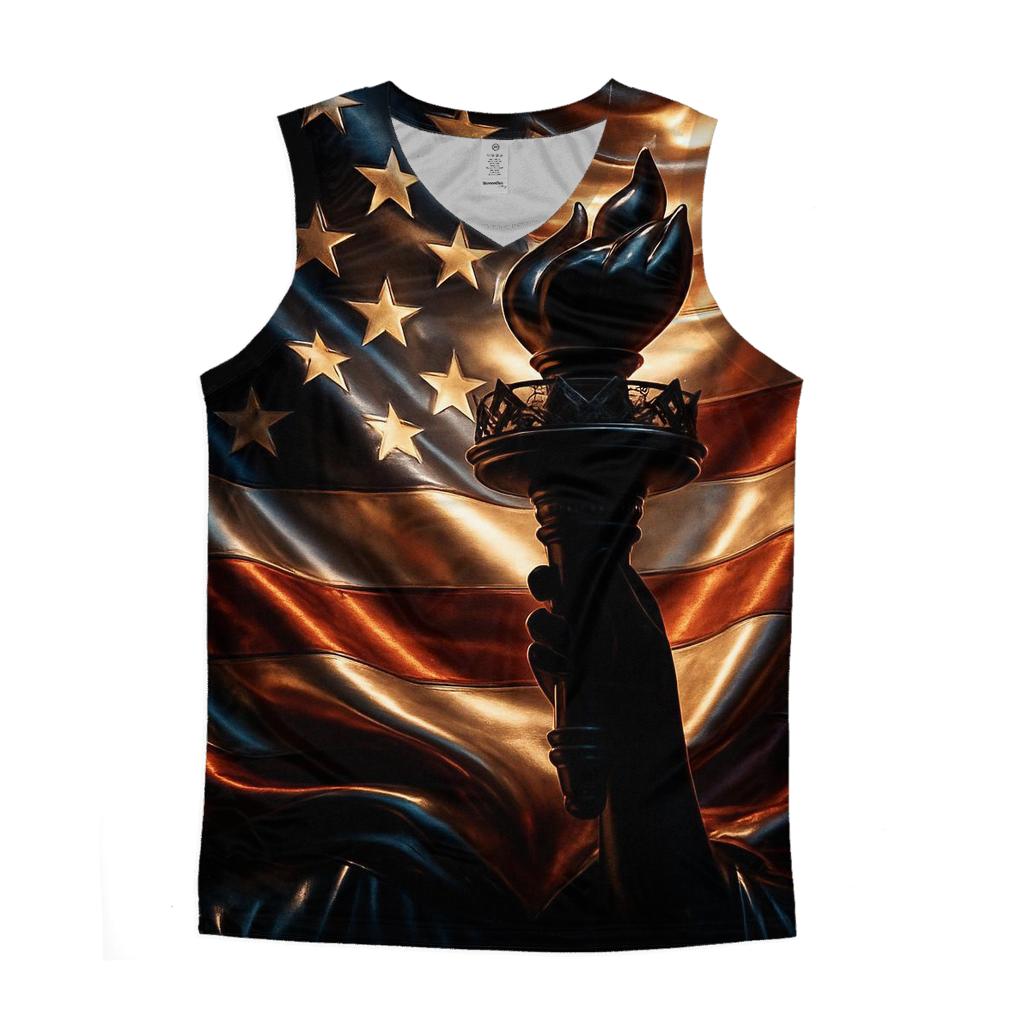 Liberty Blaze Banner stylish racerback tanks