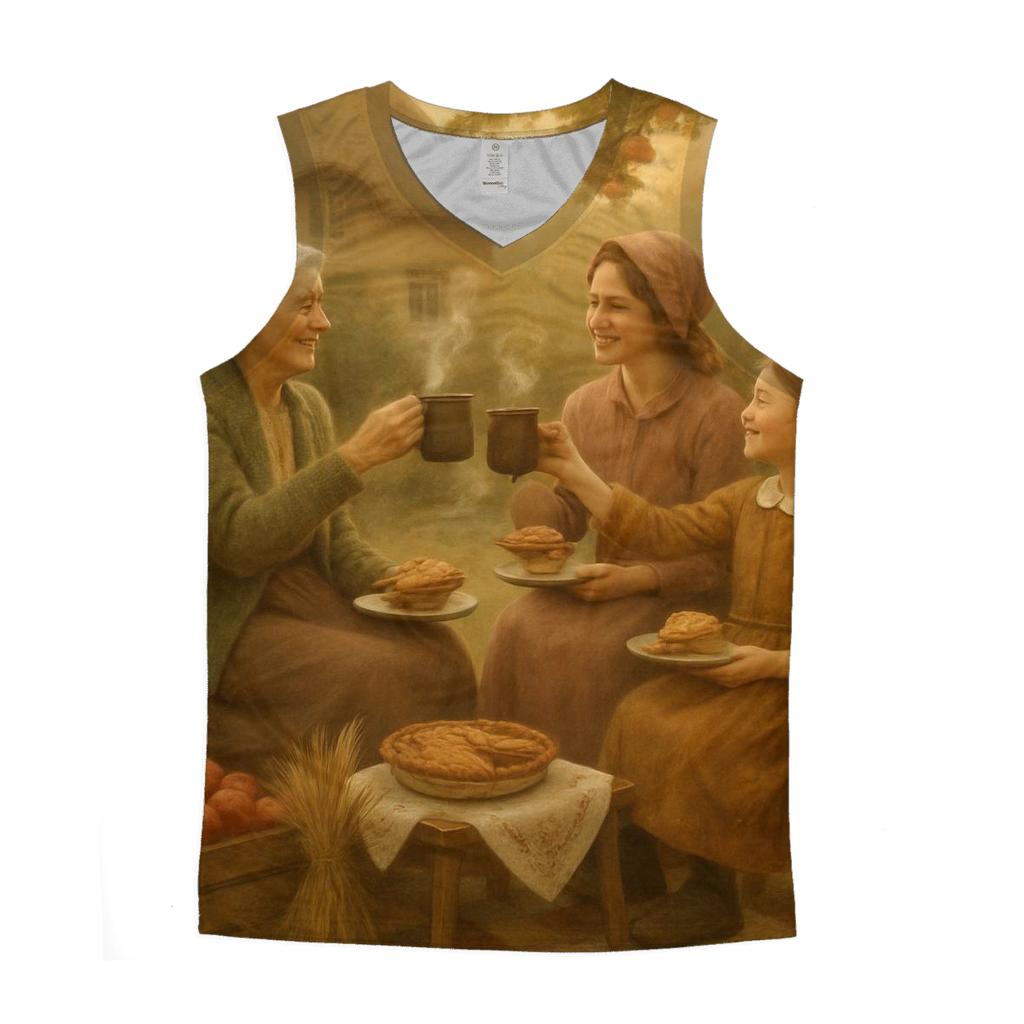 Cottagecore Pie Circle custom tank tops