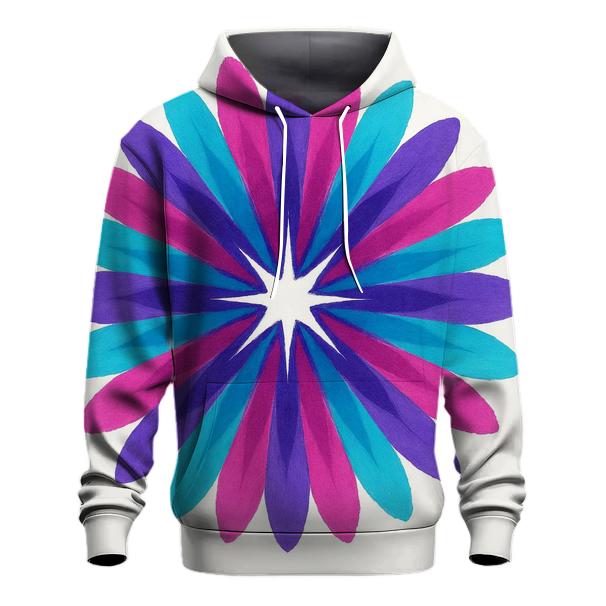 Mandala Sunburst Magenta hoodie designs