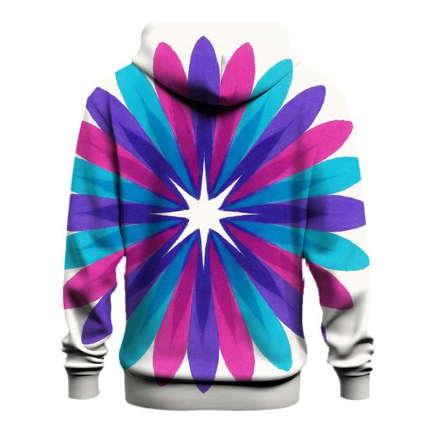 Mandala Sunburst Magenta hoodie designs