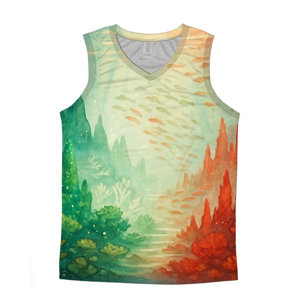 Coral Reef Banner stylish racerback tanks