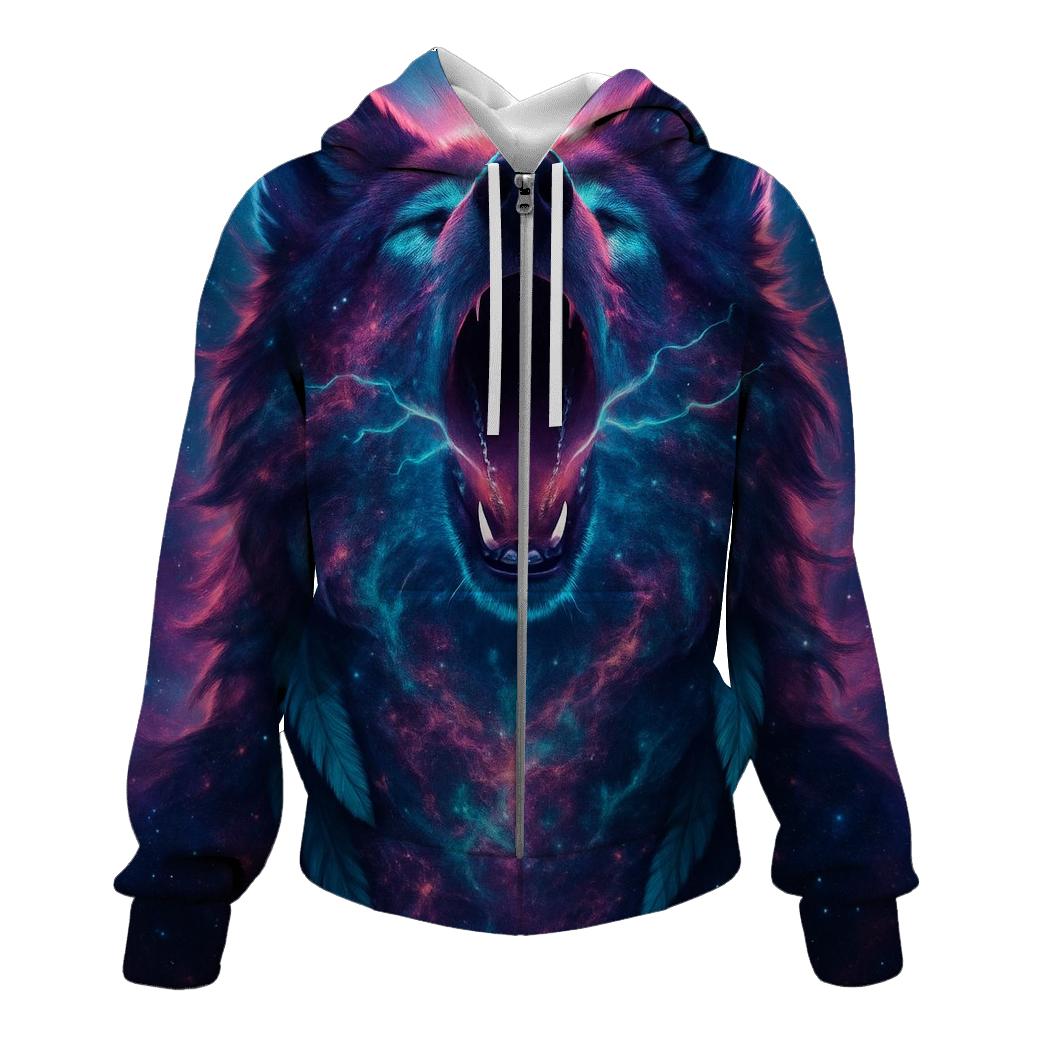 Nebula Alpha Wolf custom hoodies