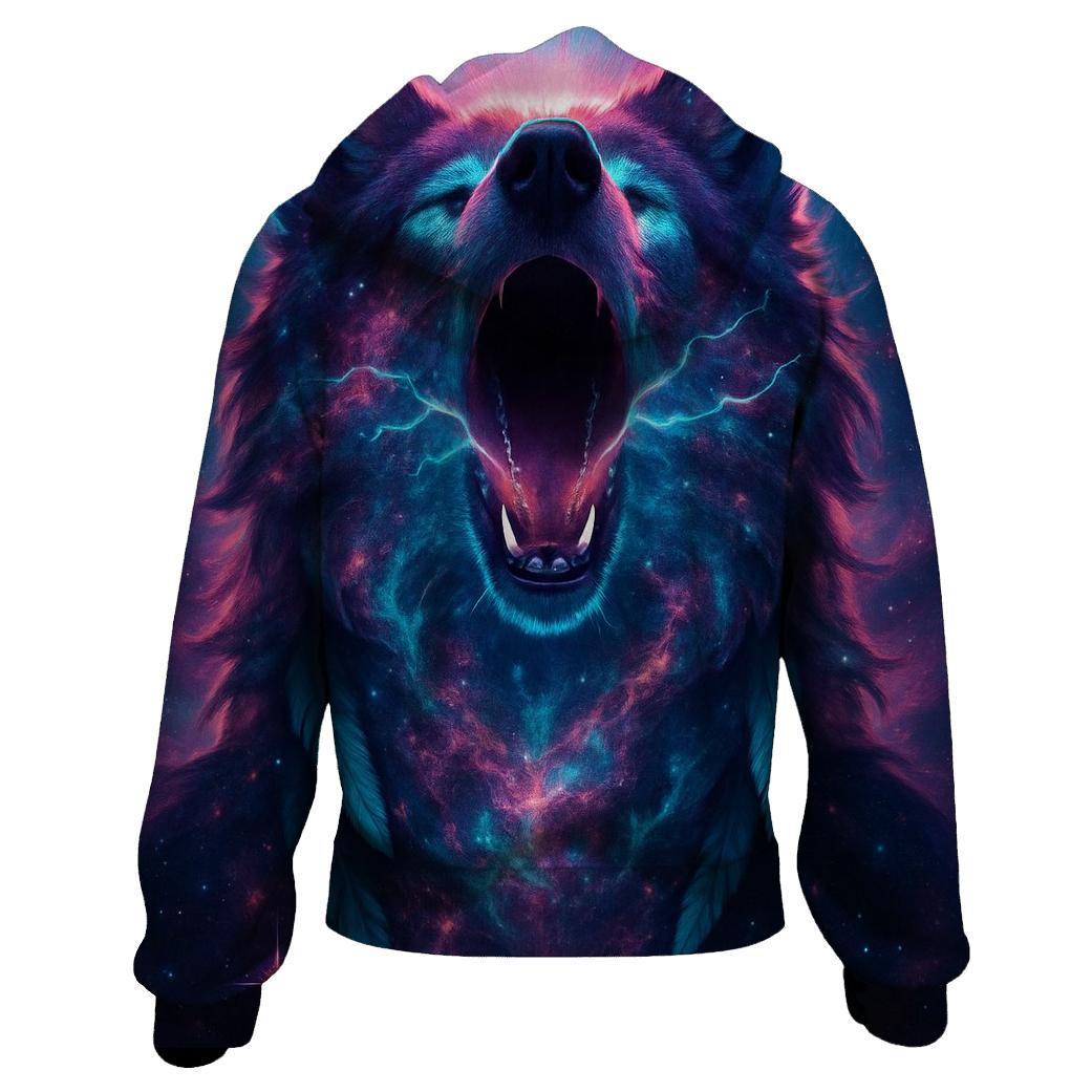 Nebula Alpha Wolf custom hoodies