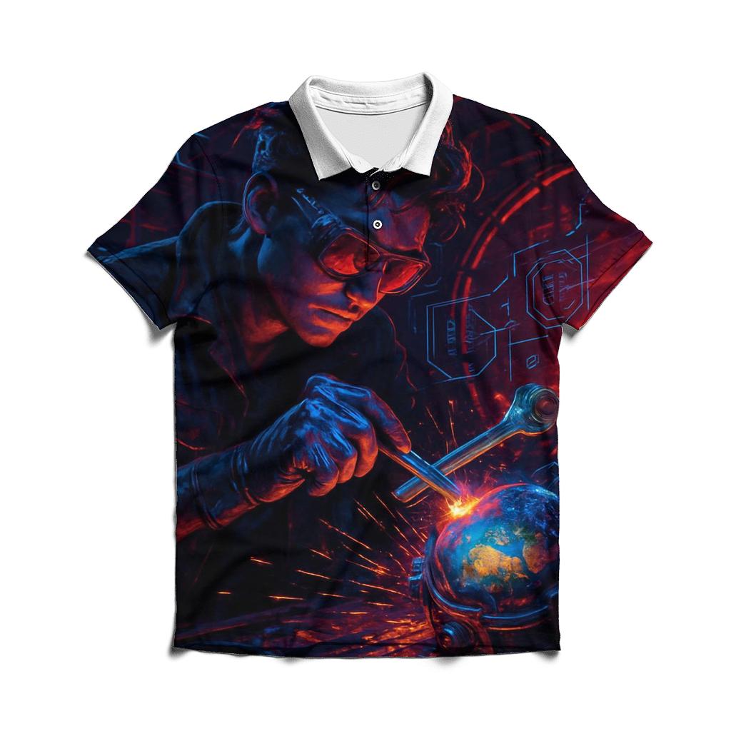 Starlight Mechanic designer slim fit polos