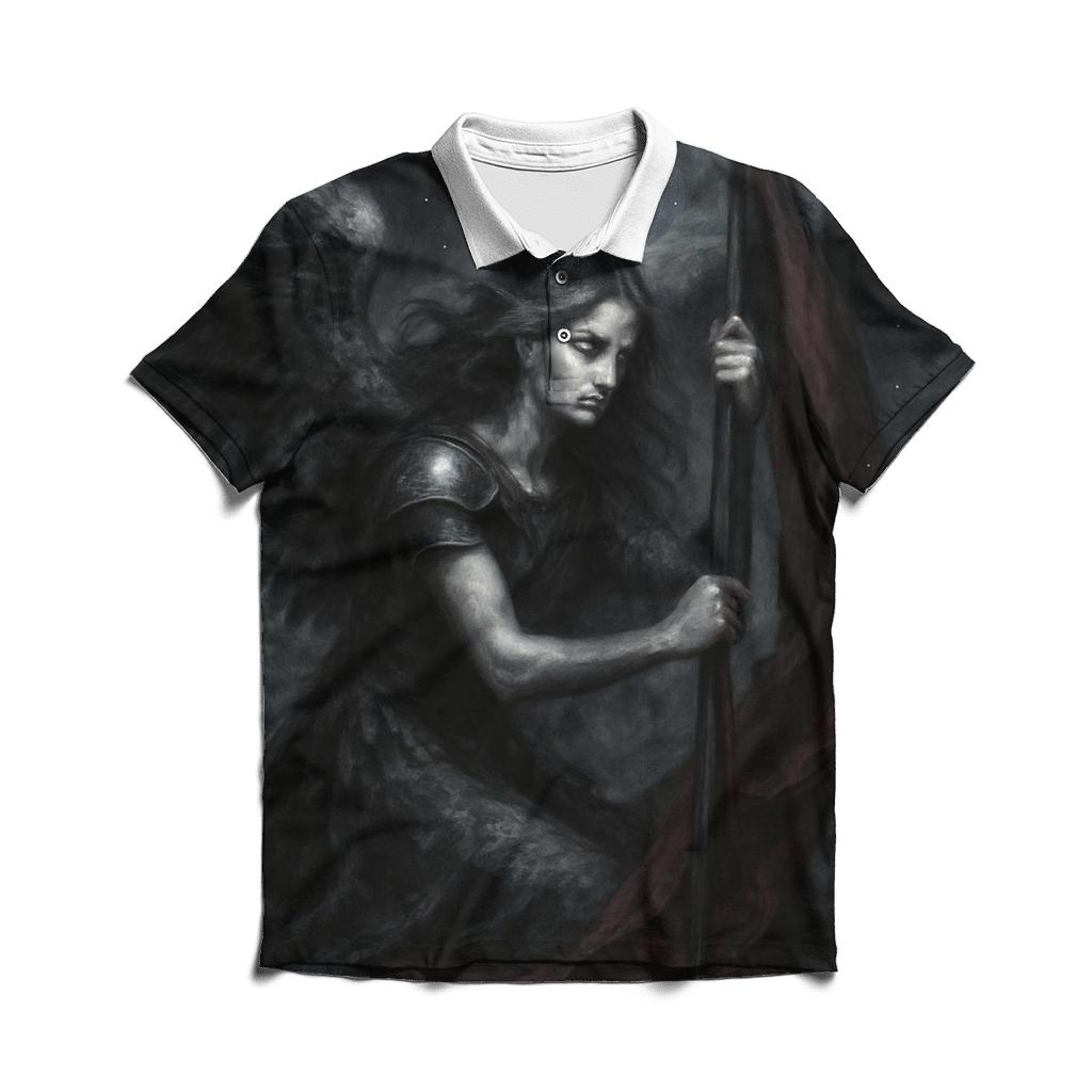 Voidborn Valkyrie branded logo polo shirts