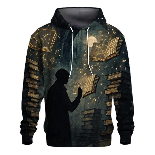 The Last Library Of Echoes zip-up hoodies
