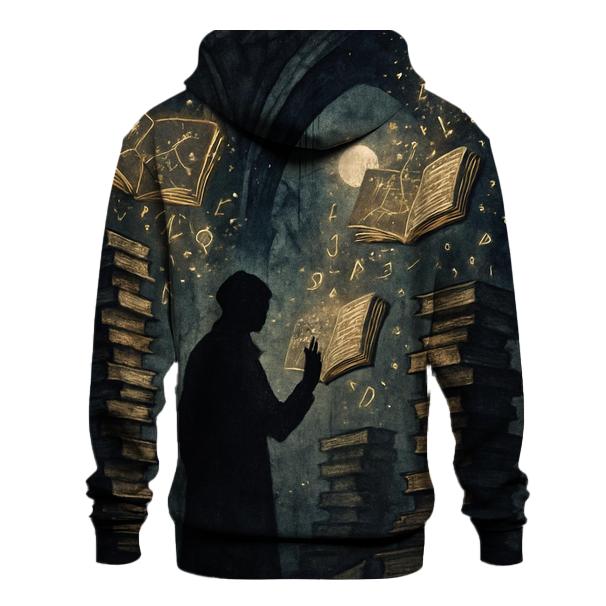 The Last Library Of Echoes zip-up hoodies