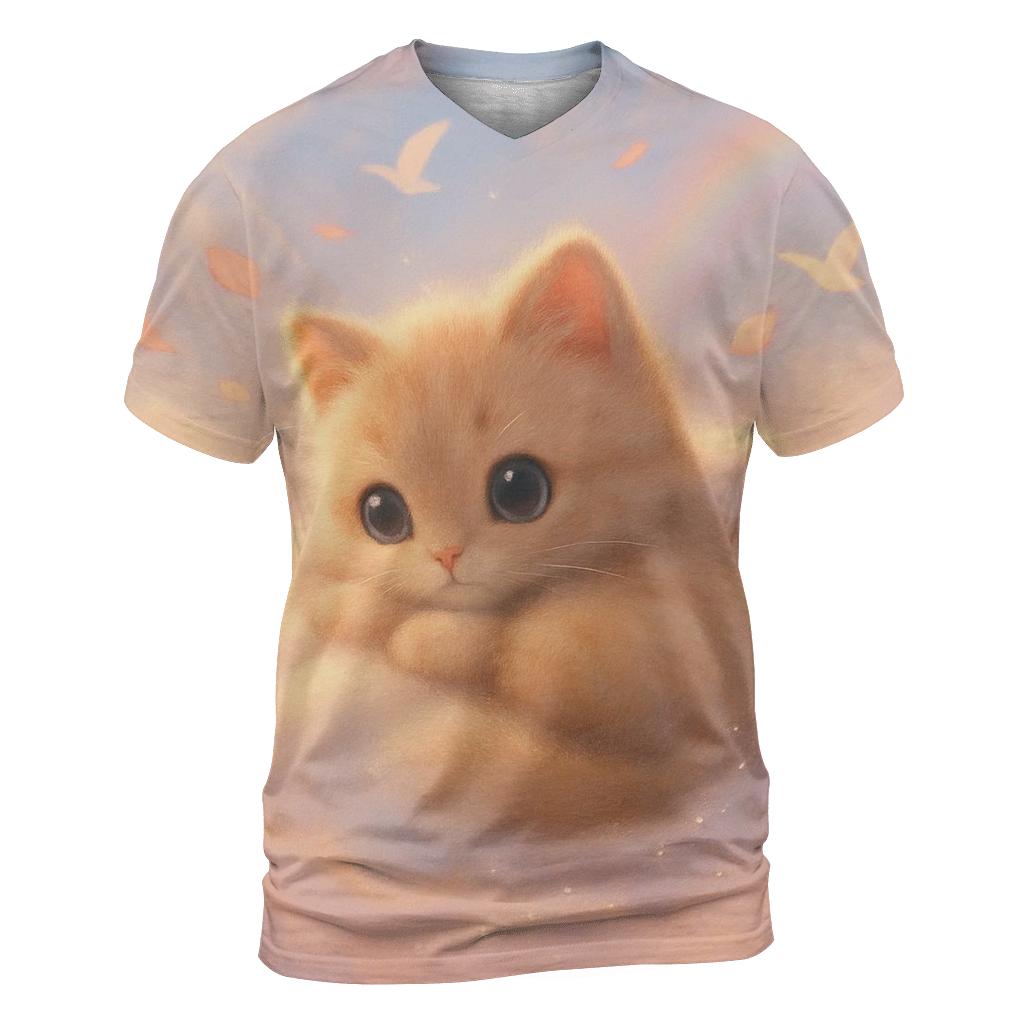 Cloud Nap Button custom all-over print shirts