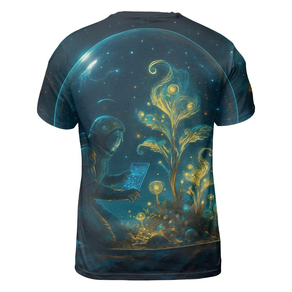 Celestial Botanist creative print fashion shirts