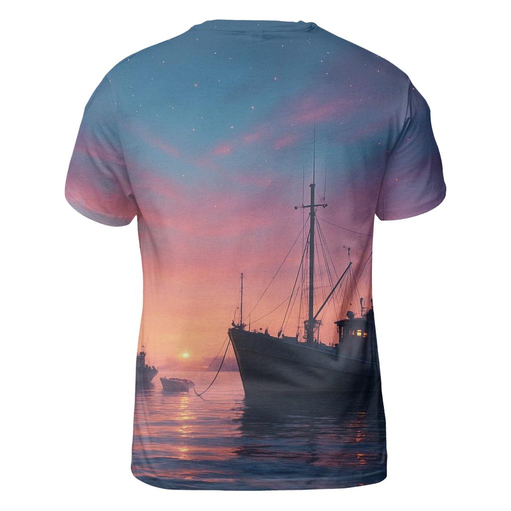 Indigo Harbor Lullaby statement graphic shirts