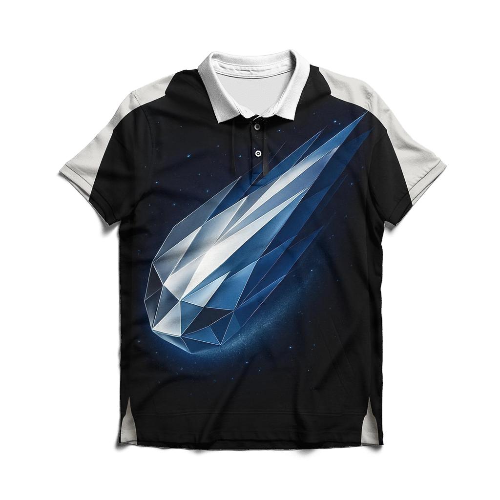 Chromed Comet Ribbon designer slim fit polos
