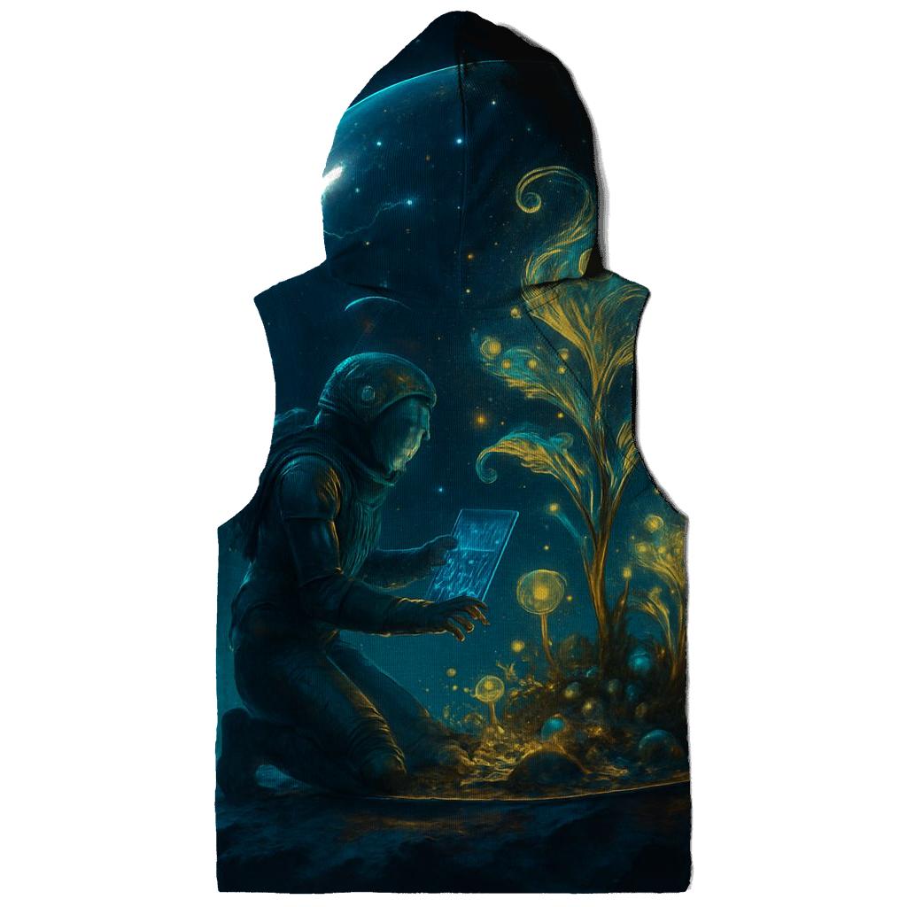 Celestial Botanist printed hoodies