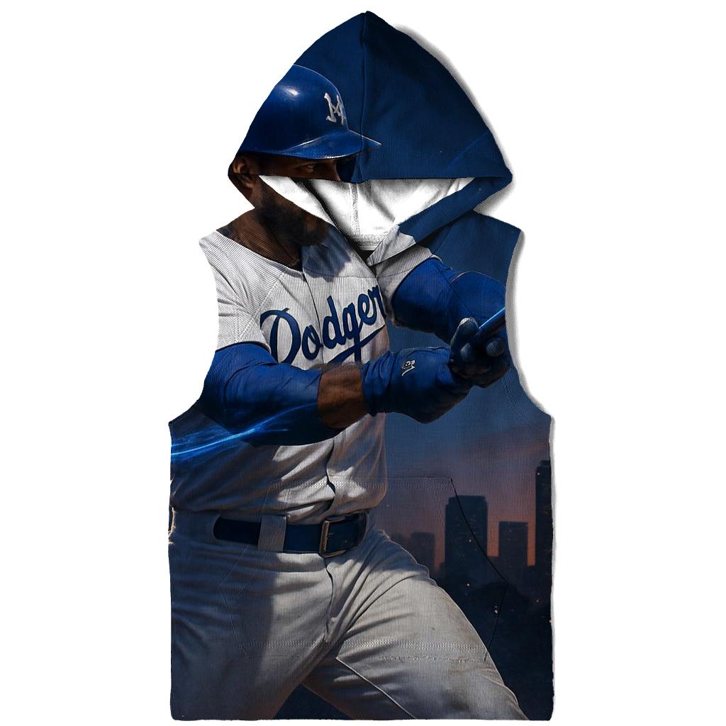 Blue Lightning Swing graphic hoodies
