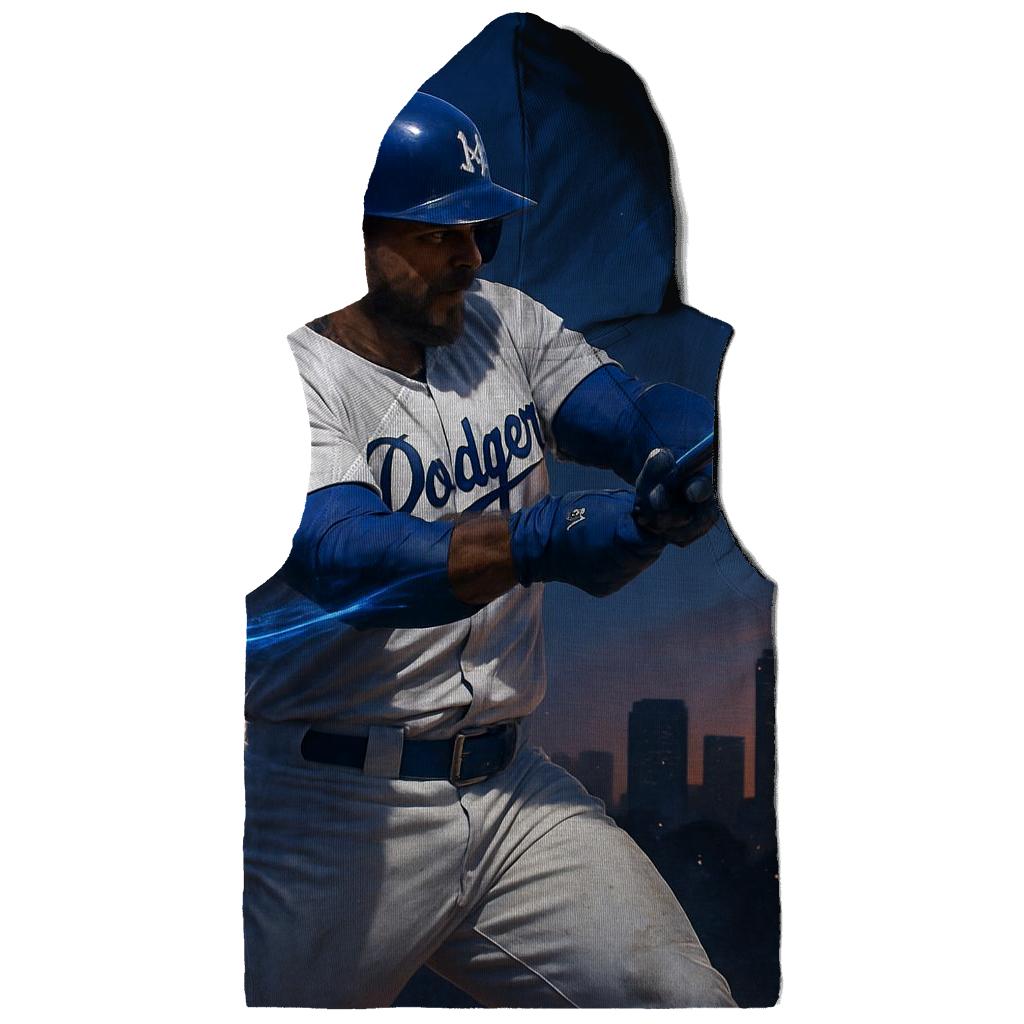 Blue Lightning Swing graphic hoodies