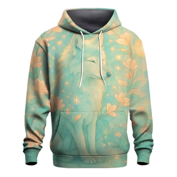 Floral Spirit Lupus graphic hoodies