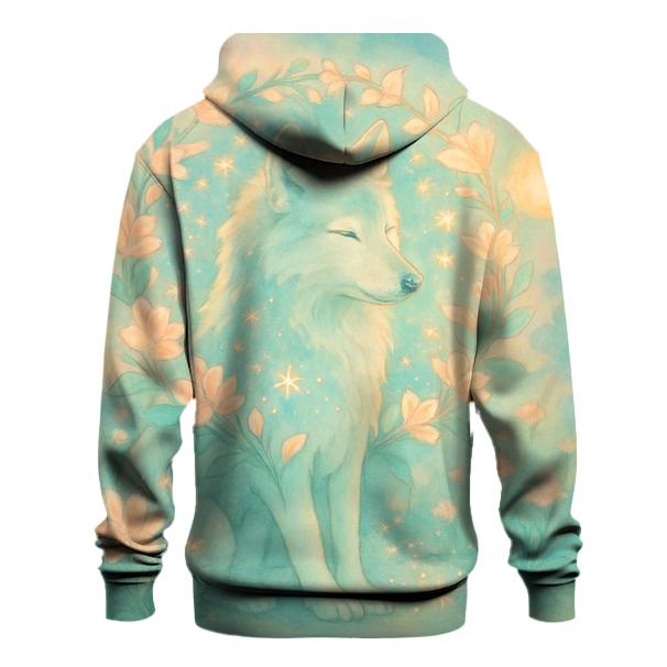 Floral Spirit Lupus graphic hoodies