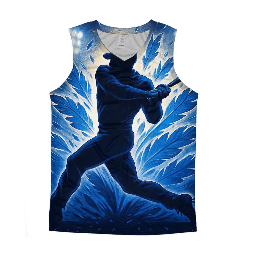 Heroic Swing Blue Jays sports performance tank tops