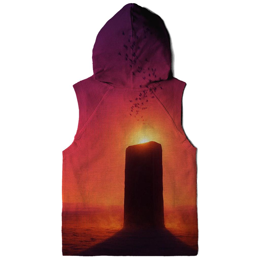 Crimson Monolith Sunset hoodie designs