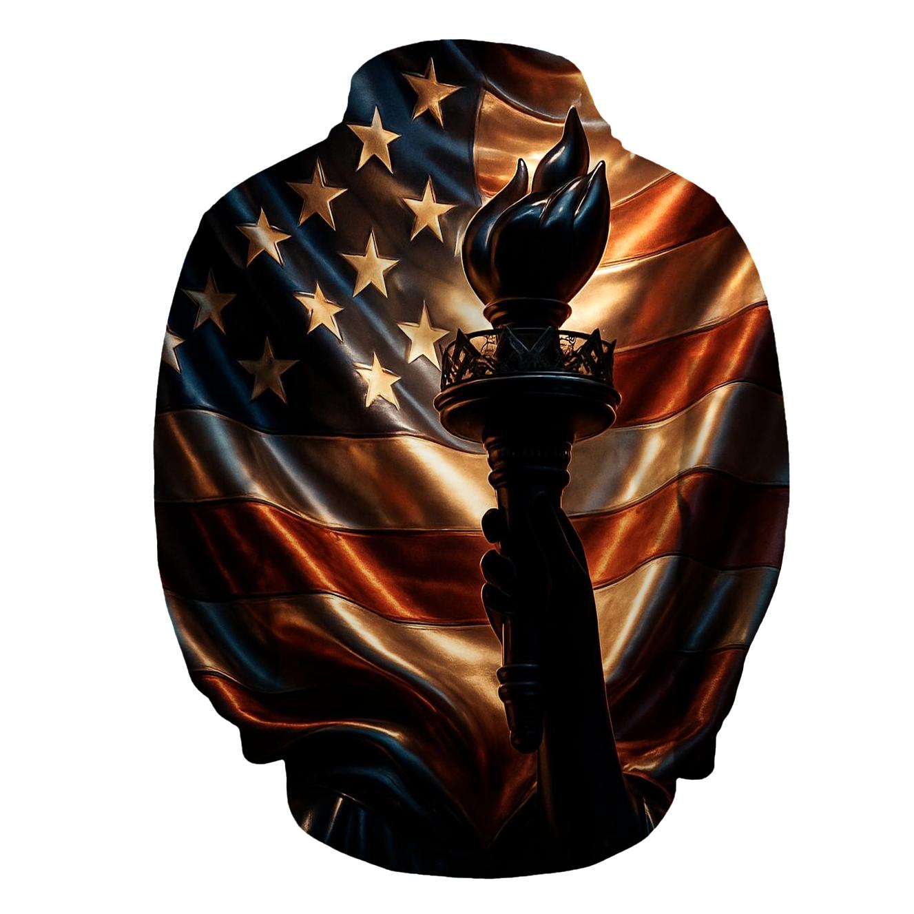 Liberty Blaze Banner pullover hoodies