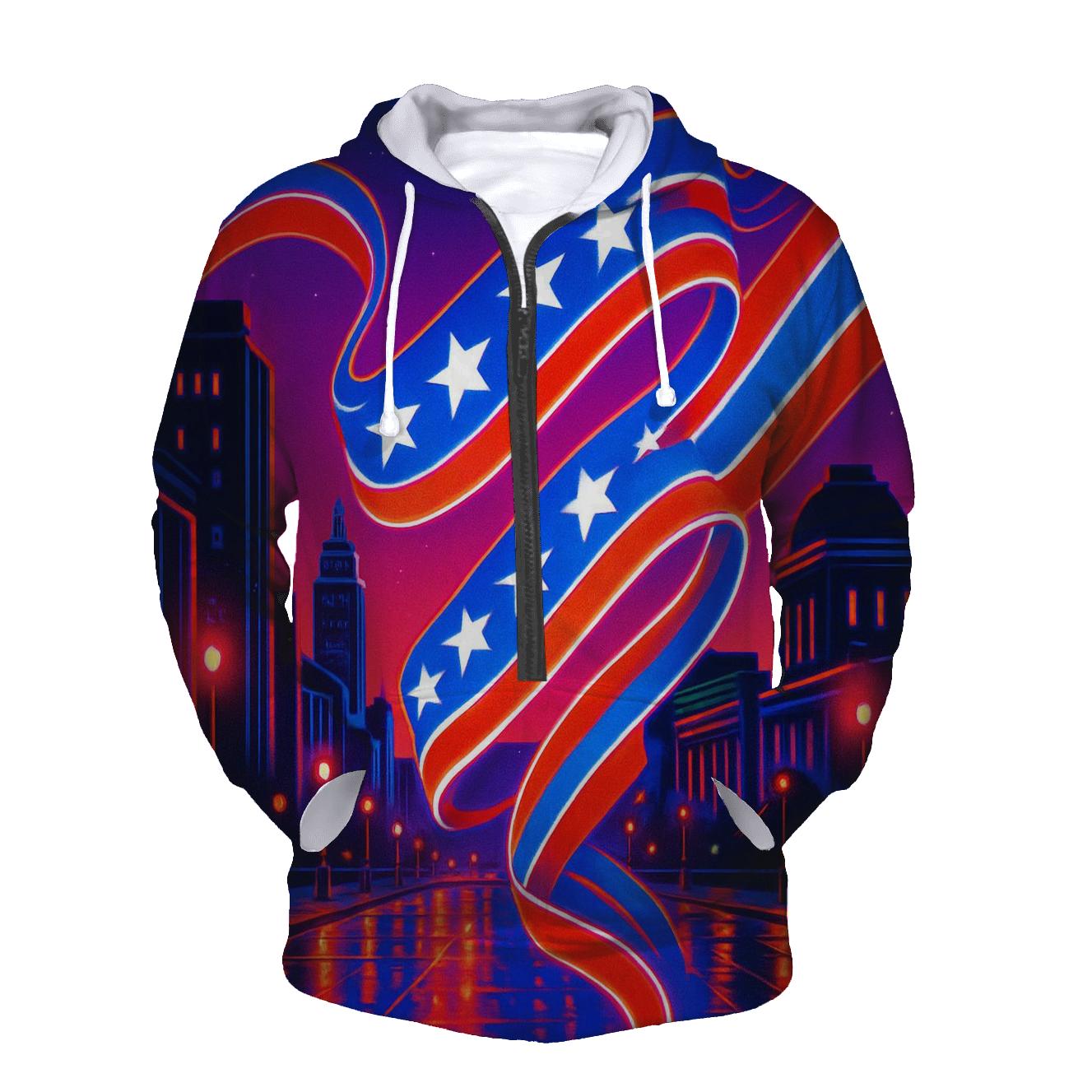 Neon Parade Flagwave hoodie designs