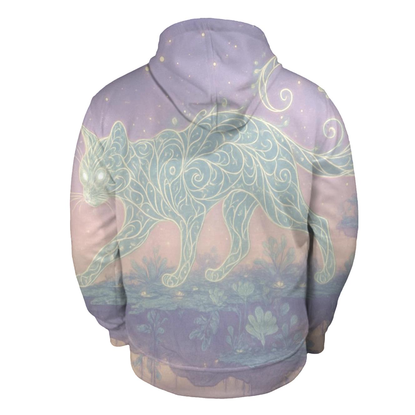 Quantum Garden Guardian embroidered hoodies