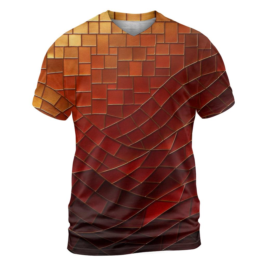 Auric Tide Mosaic personalized full print shirts