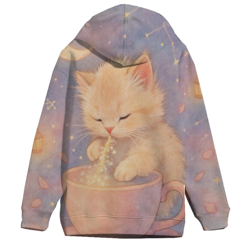 Starlit Tea Kitten heavyweight hoodies