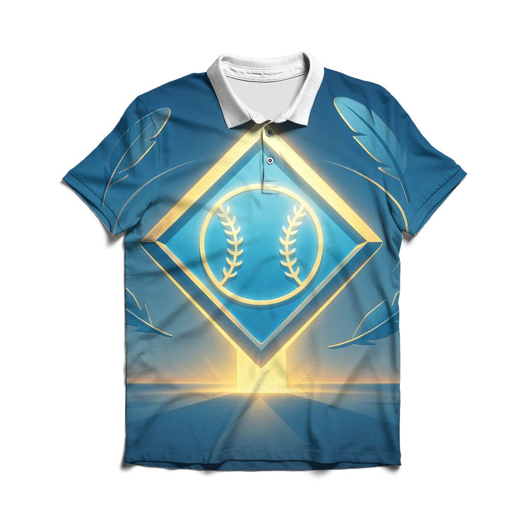 Diamond Horizon Blue Jays designer slim fit polos