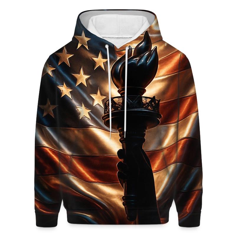 Liberty Blaze Banner embroidered hoodies
