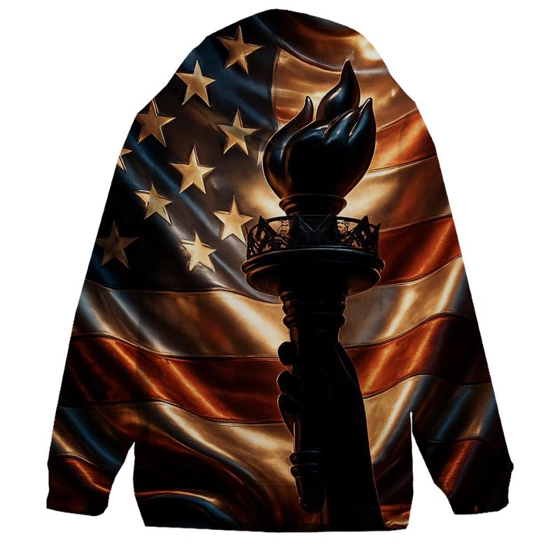 Liberty Blaze Banner embroidered hoodies
