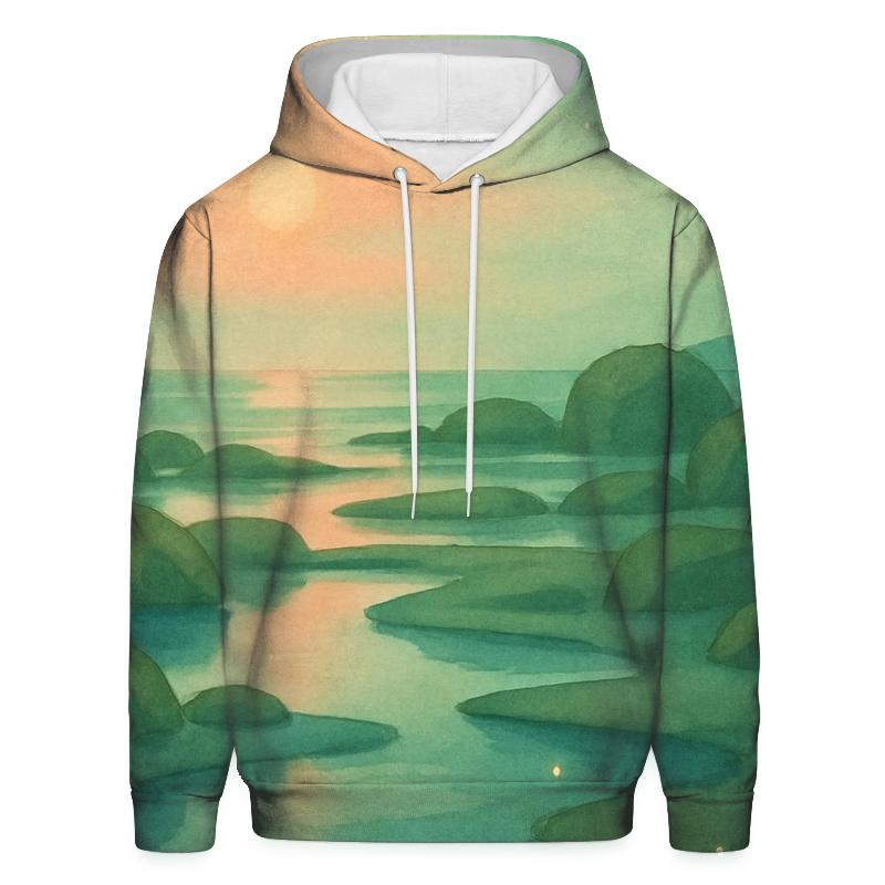 Mint Coast Mirage graphic hoodies