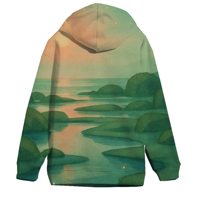 Mint Coast Mirage graphic hoodies