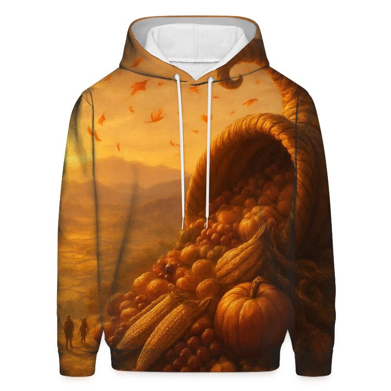 Sunset Cornucopia Overlook zip-up hoodies