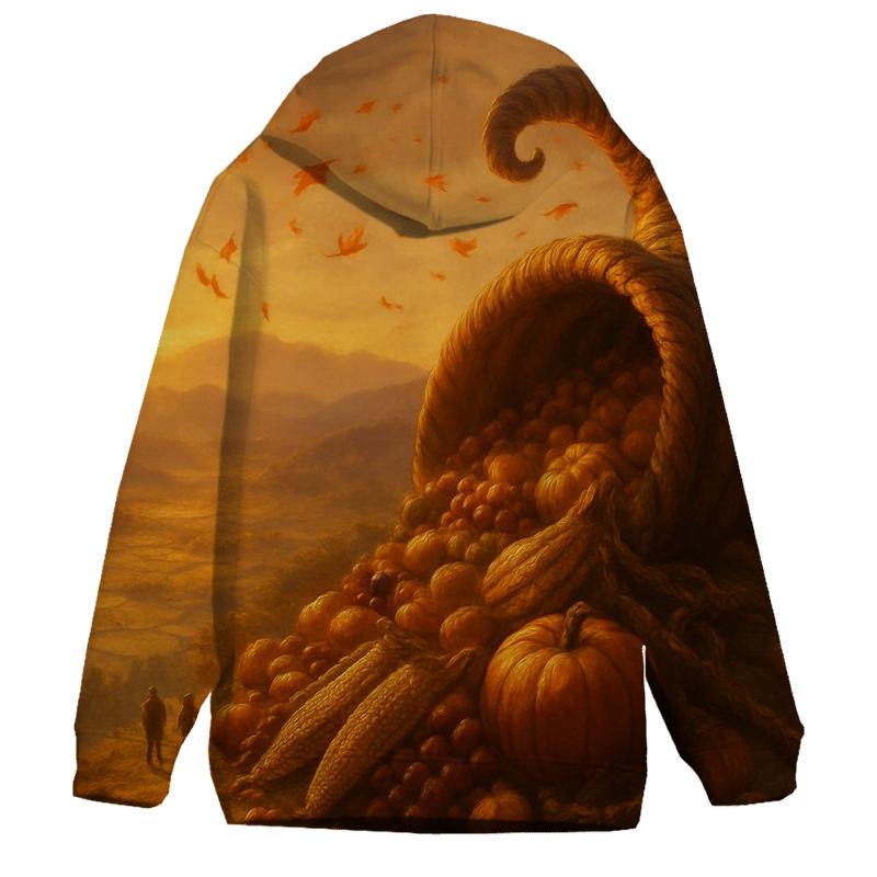Sunset Cornucopia Overlook zip-up hoodies